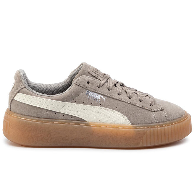 puma suede whisper white