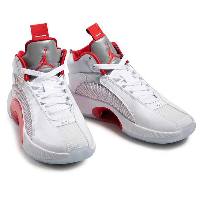 Взуття Nike Air Jordan XXXV (Gs) CQ9433 100 White/Fire Red/Metallic Silver  • Eobuv.com.ua