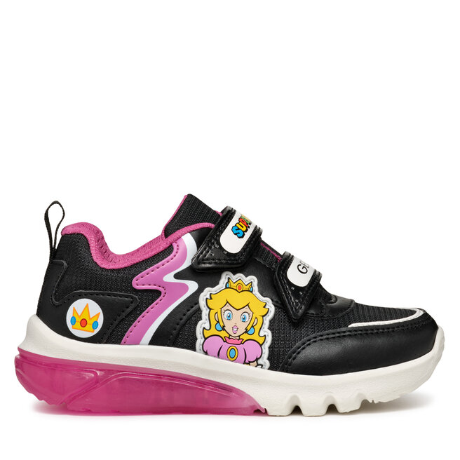 Sneakersy Geox J Ciberdron Girl J46LPA 054FU - DD Czarny
