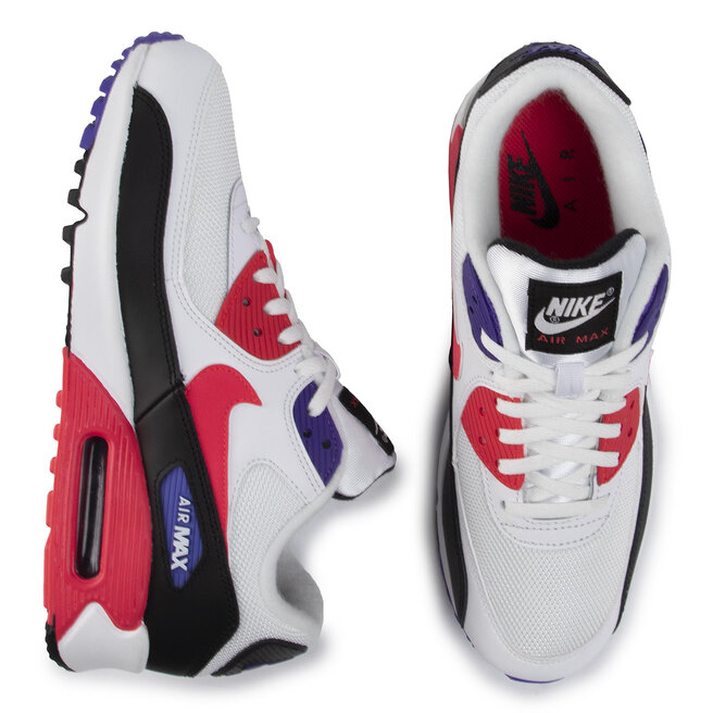 montón Alarmante Competitivo Zapatos Nike Air Max 90 Essential AJ1285 106 White/Red Orbit/Psychic Purple  • Www.zapatos.es