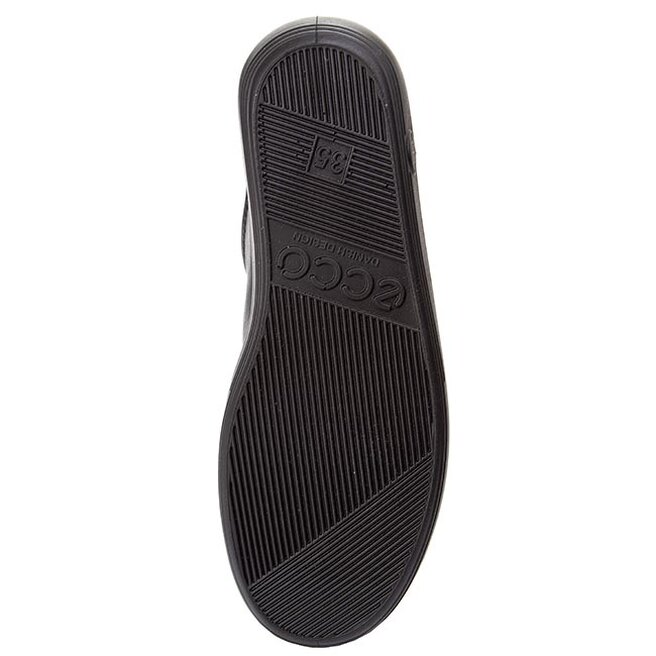 ECCO Poltopánky ECCO Soft 2.0 20650356723 Black With Black Sole
