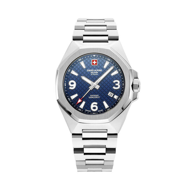 Ρολόι Swiss Alpine Military 7005.1135 Silver/Blue 7611751178608-00