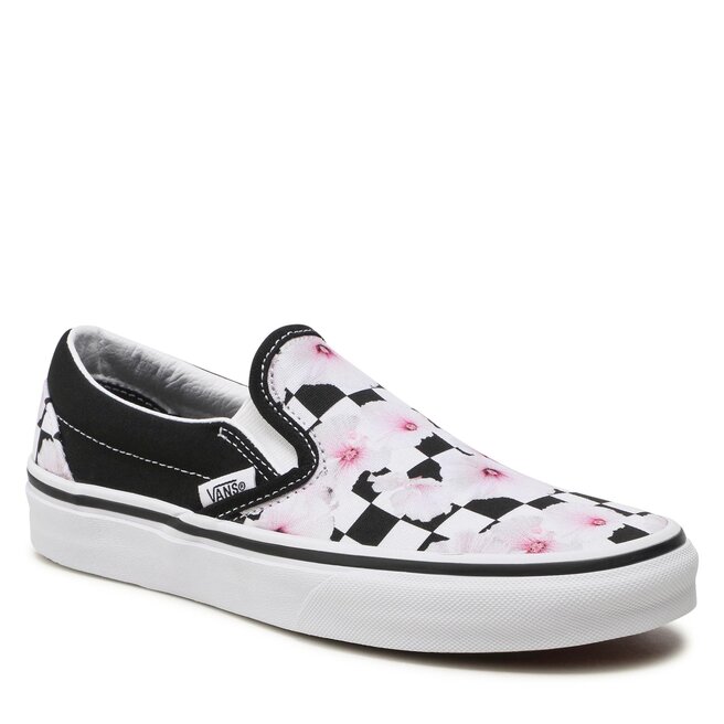 Vans Tenisky Vans Classic Slip-On VN0A5JLXBM81 Hibiscus Check Black