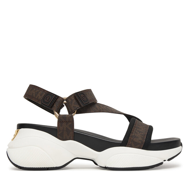 Sandały MICHAEL Michael Kors Bowie Sandal 43S6BWFA1B Brązowy - kobiece