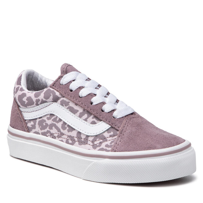Vans store leopard violet
