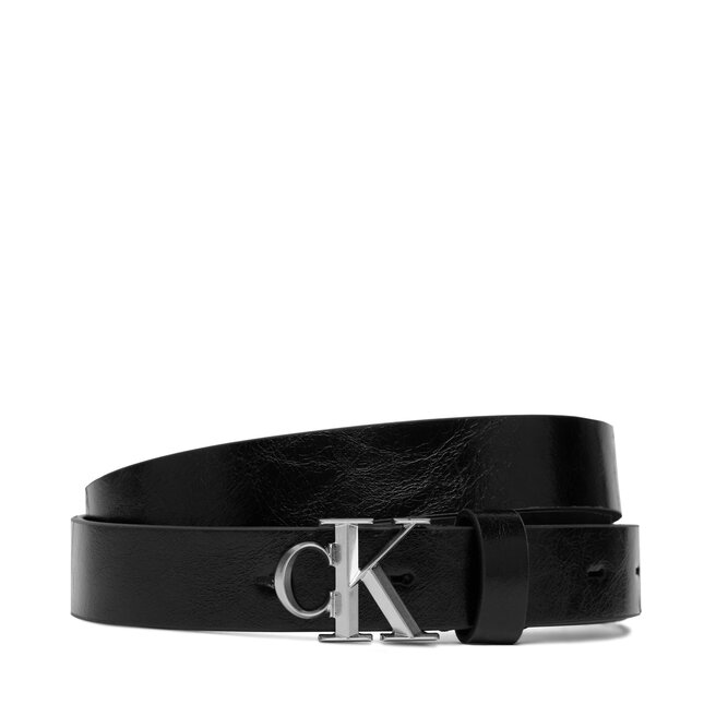 Pasek Calvin Klein Ck Buckle Glossy Strap 25M LV04F7122G Czarny -