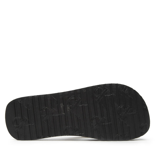 Calvin Klein Jeans Zehentrenner Calvin Klein Jeans Beach Sandal Flatform YW0YW00716 Black BDS
