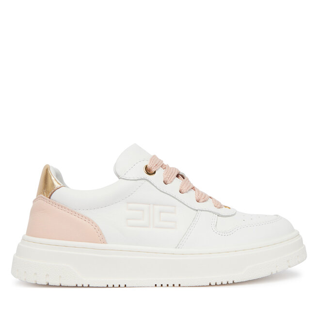 Sneakersy Elisabetta Franchi F4A9-E0523-0092 S Biały - dziewczęce