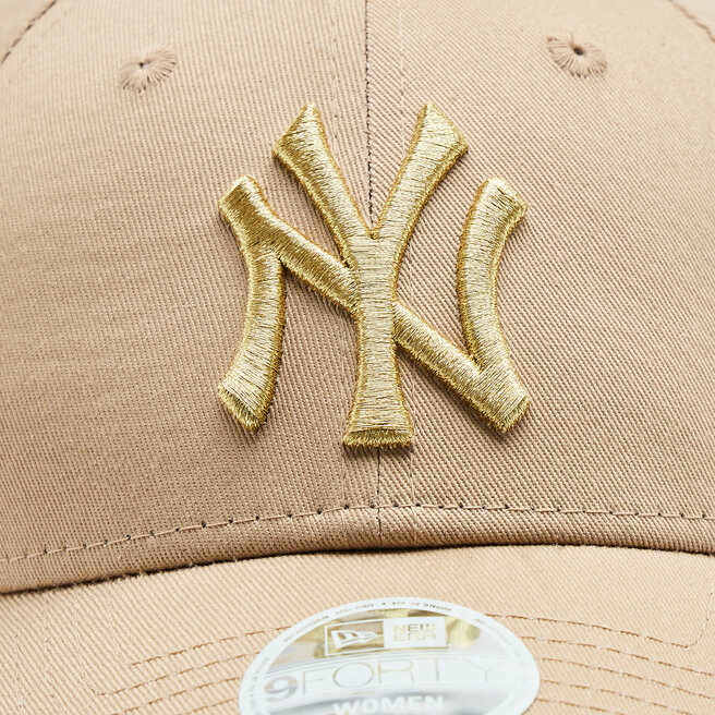New Era Шапка с козирка New Era Metallic Logo 60298672 Бежов
