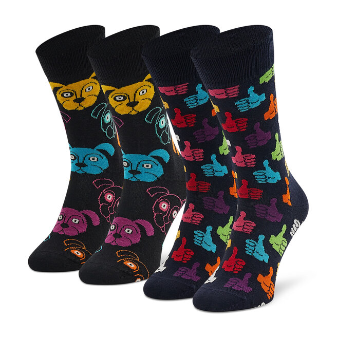 Happy Socks Κάλτσες Ψηλές Unisex Happy Socks DOG02-9050 Έγχρωμο