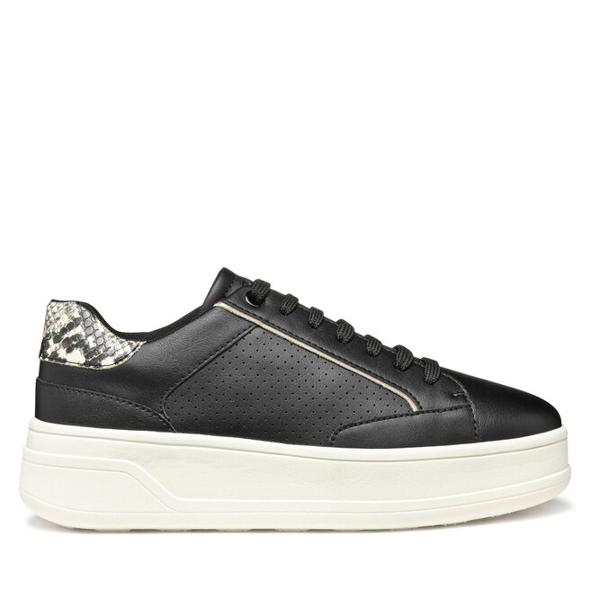 Sneakersy Geox D Spherica Ecub-2 D55WVB 0BCAR - Czarny