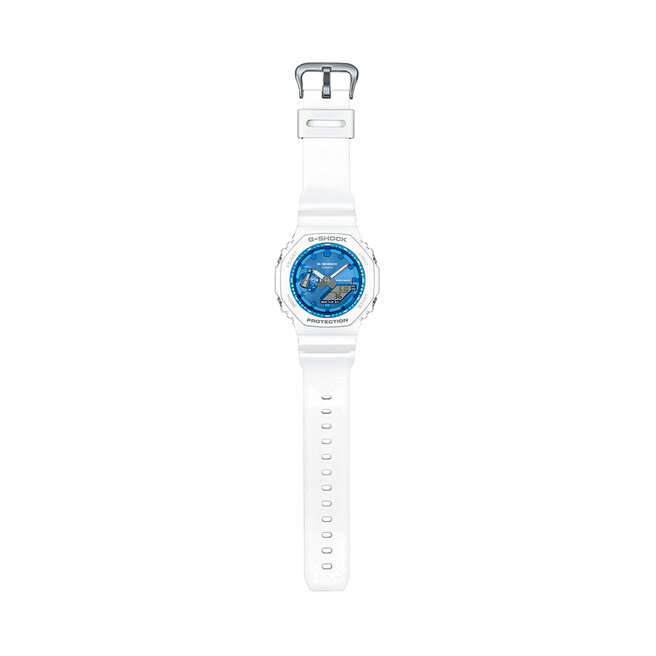 Montre G Shock Sparkle of Winter GA 2100WS 7AER White Blue chaussures