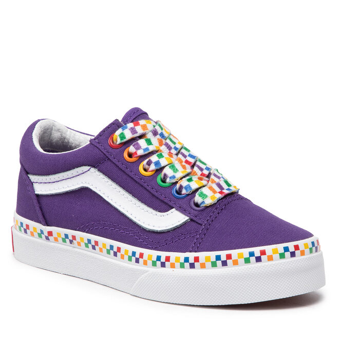 Vans old outlet skool checkered rainbow