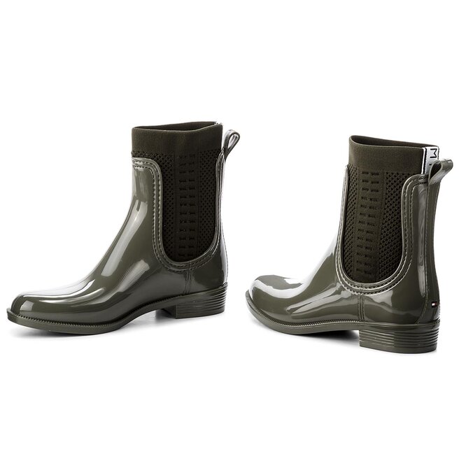 Tommy knit rain boot sale