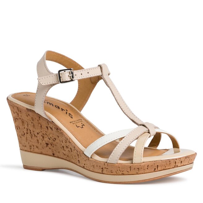 Tamaris Szandál Tamaris 1-28347-20 Beige Comb 402