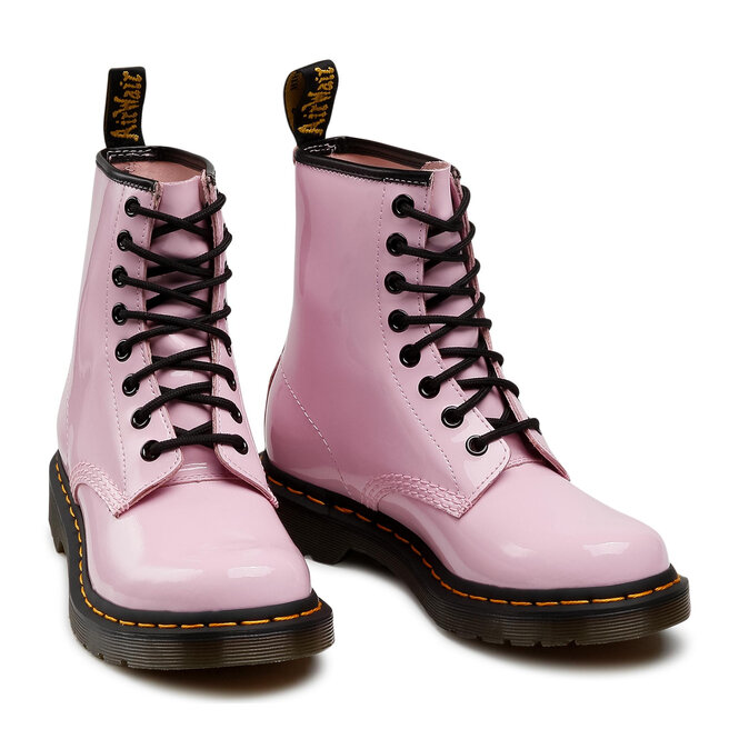 Pink patent doc martens clearance