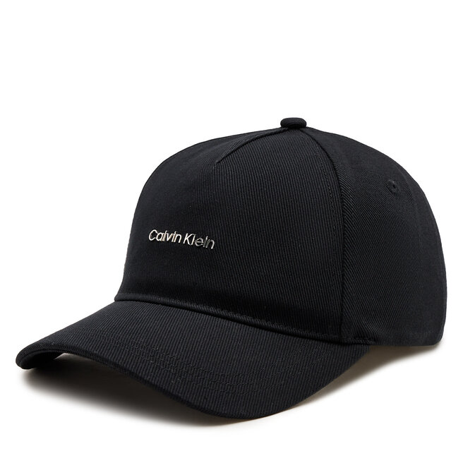 Καπέλο Jockey Calvin Klein Lettering K60K612764 Μαύρο