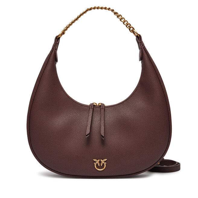 Torebka PINKO Brioche Hobo Classic AI 24-25 PLTT 101526 - Brązowy