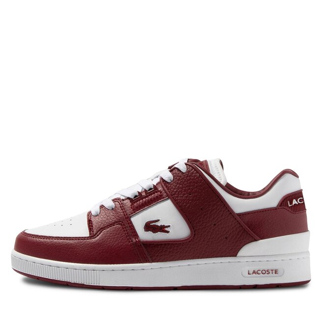Lacoste Sneakersy Lacoste Court Cage 746SFA0041 Wht/Burg 2G1