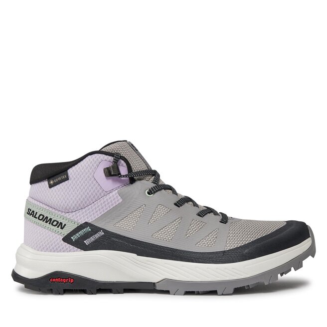 Trekkingi Salomon Outrise Mid GORE-TEX - Szary