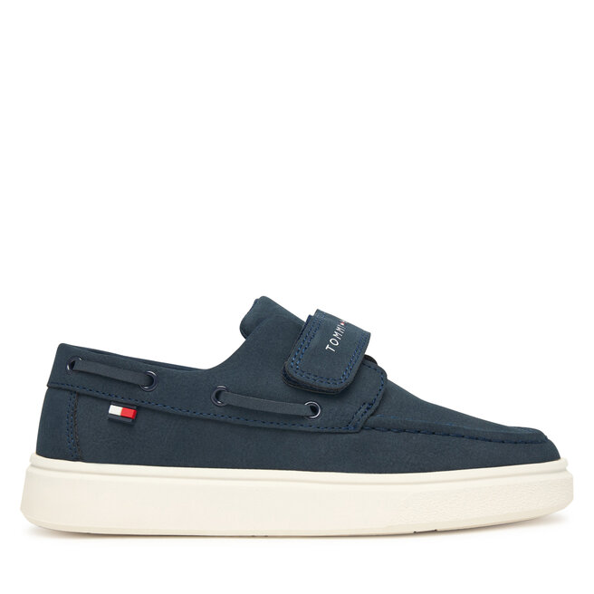 Półbuty Tommy Hilfiger Low Cut Velcro T1B4-34340-0315 S Granatowy - chłopięce