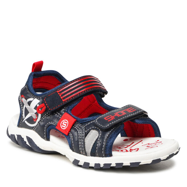Σανδάλια Shone 491-001 Navy/Red