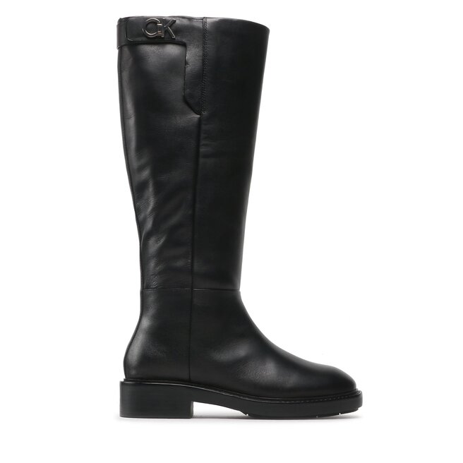 Calvin klein rubber clearance sole boots