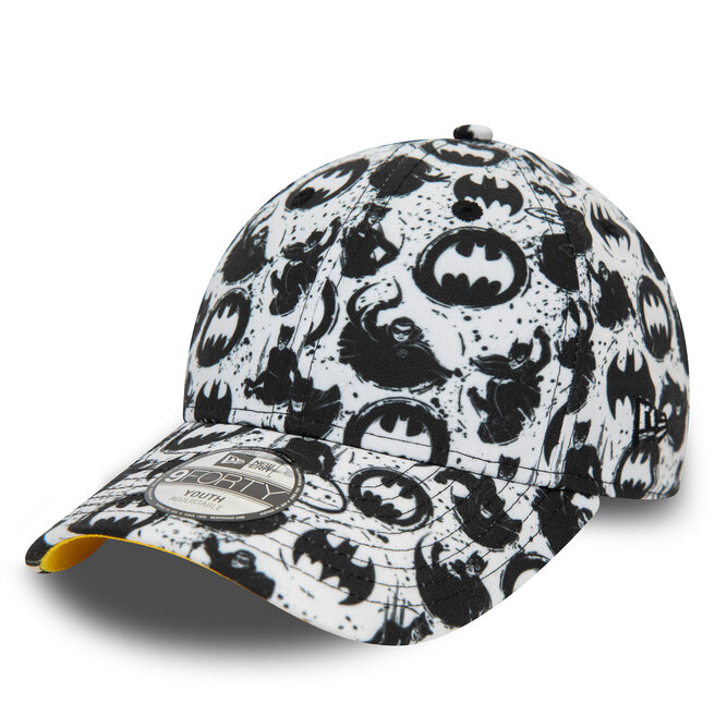 Czapka z daszkiem New Era Kids Super Aop 940 Batman - S Biały