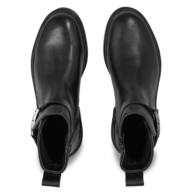 Calvin Klein Ghete Jodhpur Calvin Klein Jodhpur Boot W/ Iconic Plaque HM0HM01206 Ck Black BEH