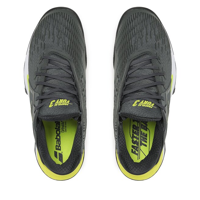 Chaussures De Tennis Babolat Propulse Fury 3 Homme - Gris, 27.5 Cm, Neuves