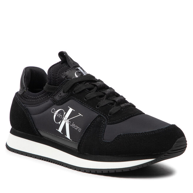 Αθλητικά Calvin Klein Jeans Runner Sock Laceup Ny-Lth-Wn YW0YW00840 Black BDS
