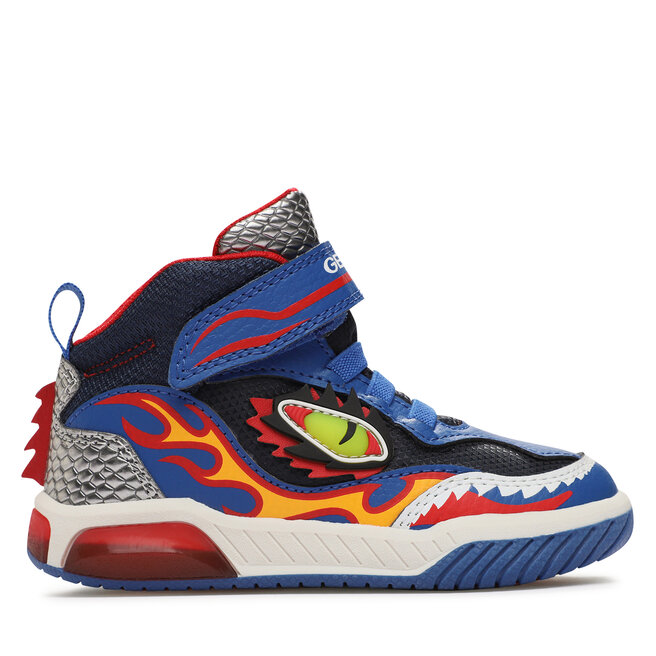 Geox Sportcipő Geox J Inek Boy J369CD 0FEFU C0833 M Royal/Red