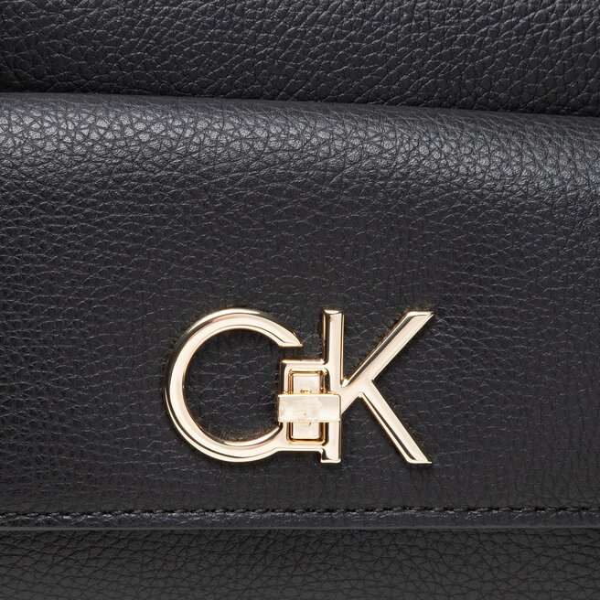 Calvin Klein Дамска чанта Calvin Klein Re-Lock Camera Bag With Flap Pbl K60K609397 BAX