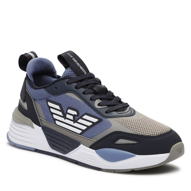 EA7 Emporio Armani Sneakersy EA7 Emporio Armani X8X070 XK165 S917 Blk Iris+C.Blue+G.Fl