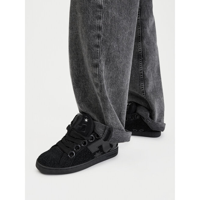 Sneakersy DC Shoes EO-COURT GRAFFIK PUFF DC04916002 Czarny