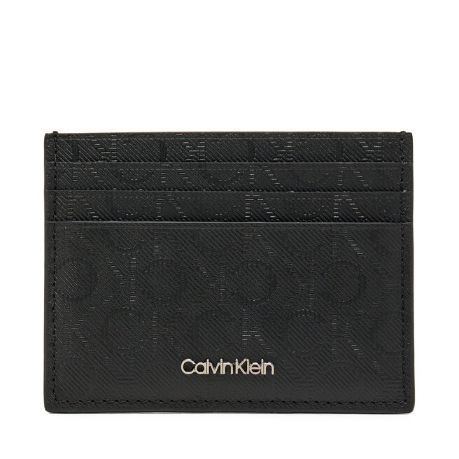 Etui na karty kredytowe Calvin Klein Ck Must Mono Cardholder 6cc - Czarny
