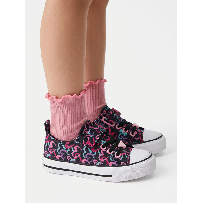 Trampki DeeZee CEO-BIC-AW26-NB24666A Czarny - dziewczęce