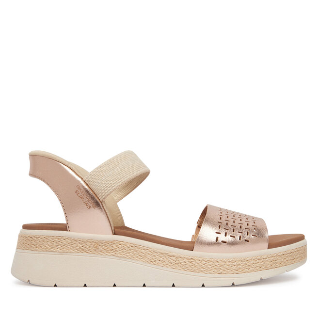 Sandały Skechers Bobs Sun Ray 114415/RSGD Złoty - kobiece