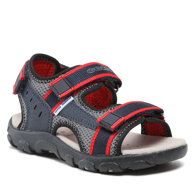 Sandales Geox Jr Sandal Strada J1524A014CEC0735 S Navy Red