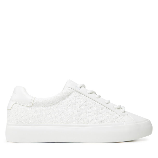 Sneakersy Calvin Klein Vulc Lace Up Mono Pu - Biały