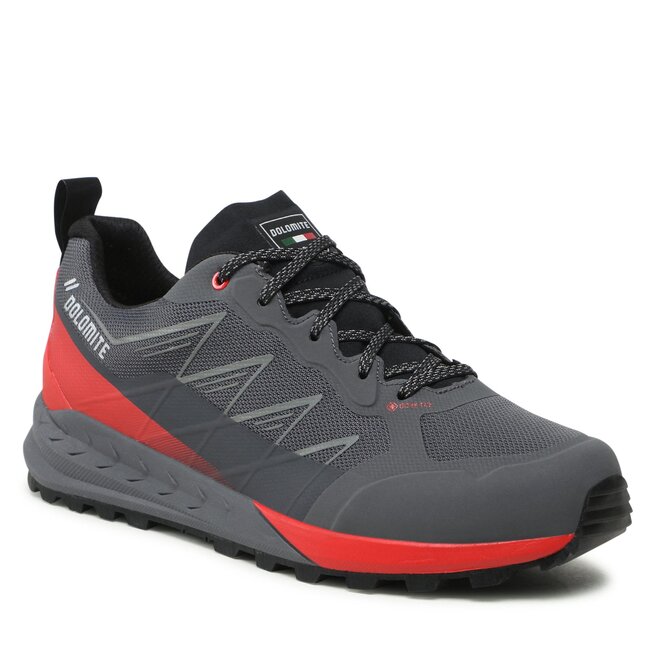 Dolomite Trekingová obuv Dolomite Croda Nera Tech Gtx M GORE-TEX 296273 Anthracite Grey/Fiery Red