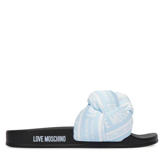 Klapki LOVE MOSCHINO JA28312G0OIW370A Niebieski jasny -