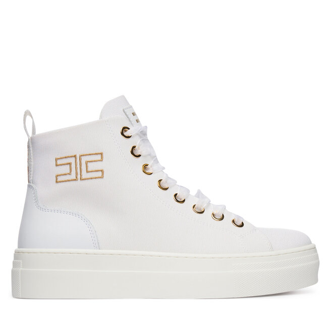 Tenisówki Elisabetta Franchi F4A9-E0530-1256139 Biały - dziewczęce