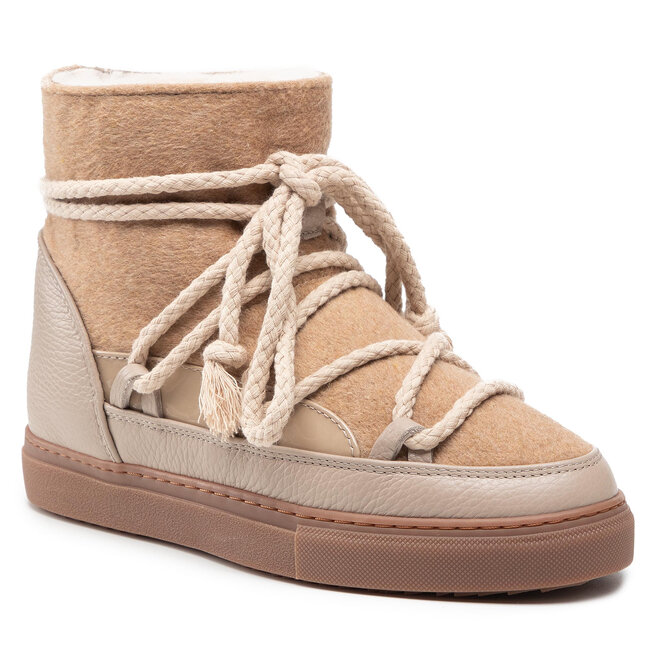 Pantofi Inuikii Sneaker 70202-52 Felt Beige
