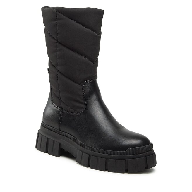 Botine Pieces Pcjulie Md High Padded Boot 17129244 Black 17129244 imagine noua