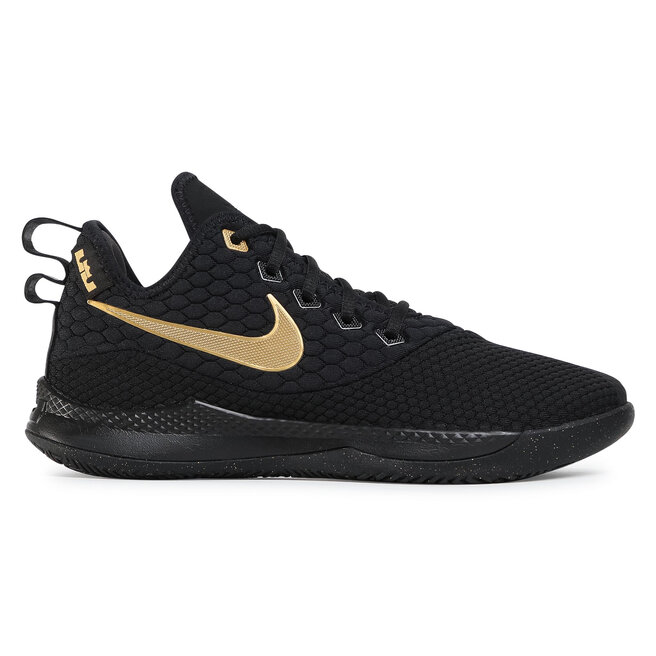 Lebron 3 shoes black and gold on sale