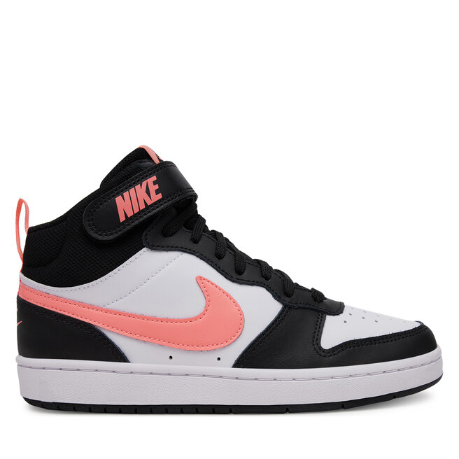 Sneakersy Nike Court Borough Mid 2 (GS) - Czarny