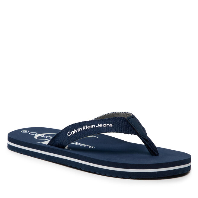 Calvin Klein Jeans Flip-flops Calvin Klein Jeans Logo Print Flip Flop V3B8-80155-0058 S Blue 800