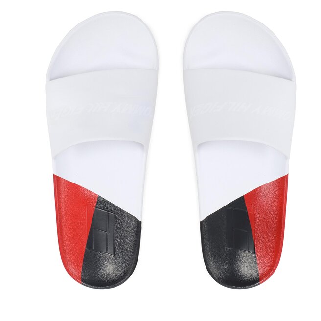 Ciabatte Tommy Hilfiger Ts Poolslide 5 FD0FD00063 Bianco escarpe it