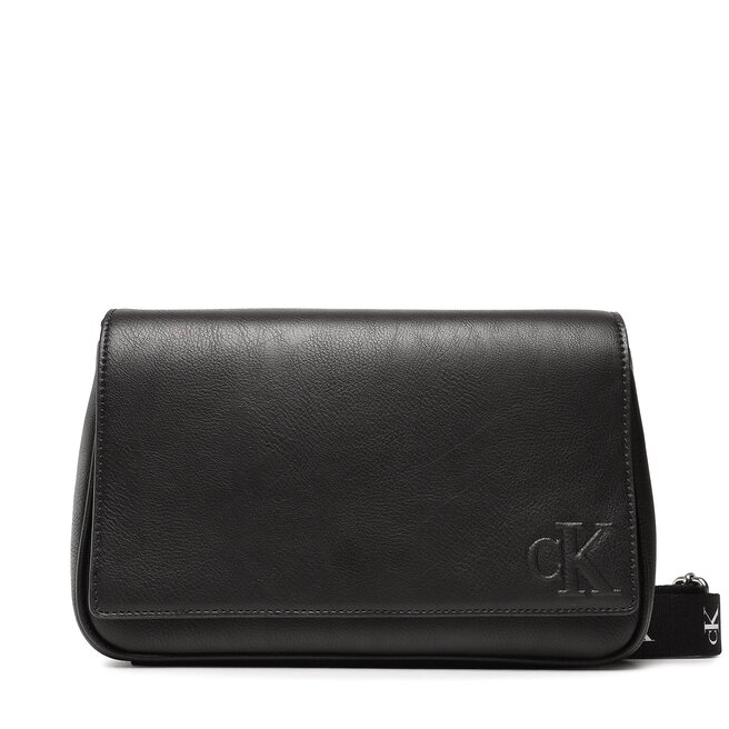 Sac à main Calvin Klein Calvin Klein bi - calvin klein elasticated sandals  - fold logo - print leather wallet Schwarz BDS • 
